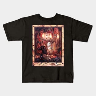 A Magnificent Steed - Edward Julius Detmold Kids T-Shirt